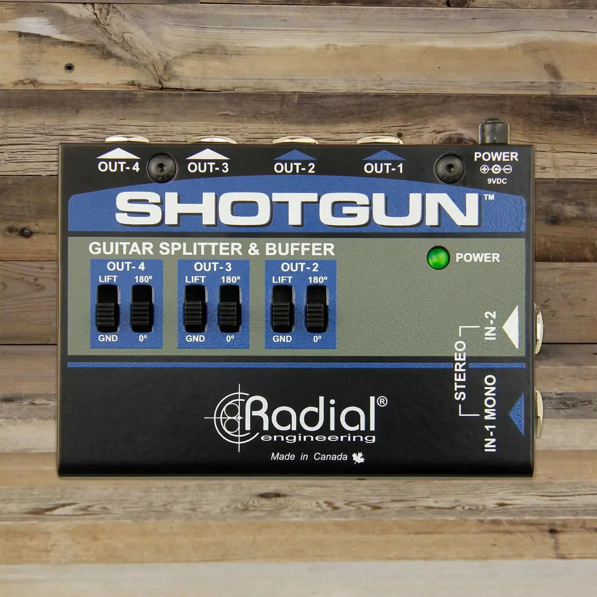 Radial Shotgun Driver de Amplificador de 4 canais