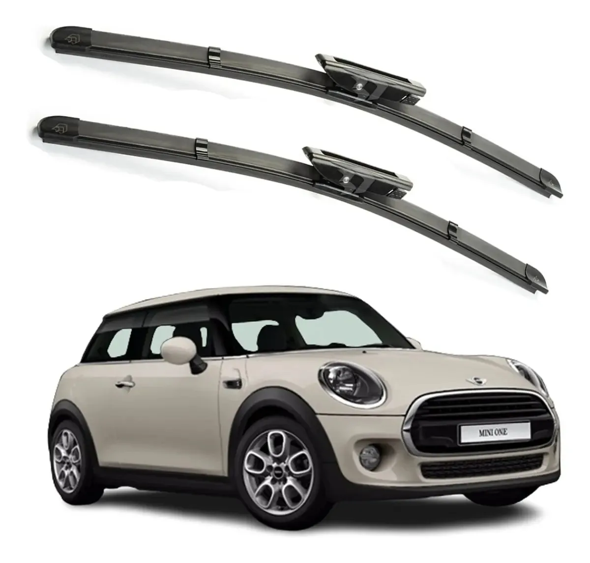 Par Palhetas Limpador Parabrisa Silicone Mini Cooper S E One