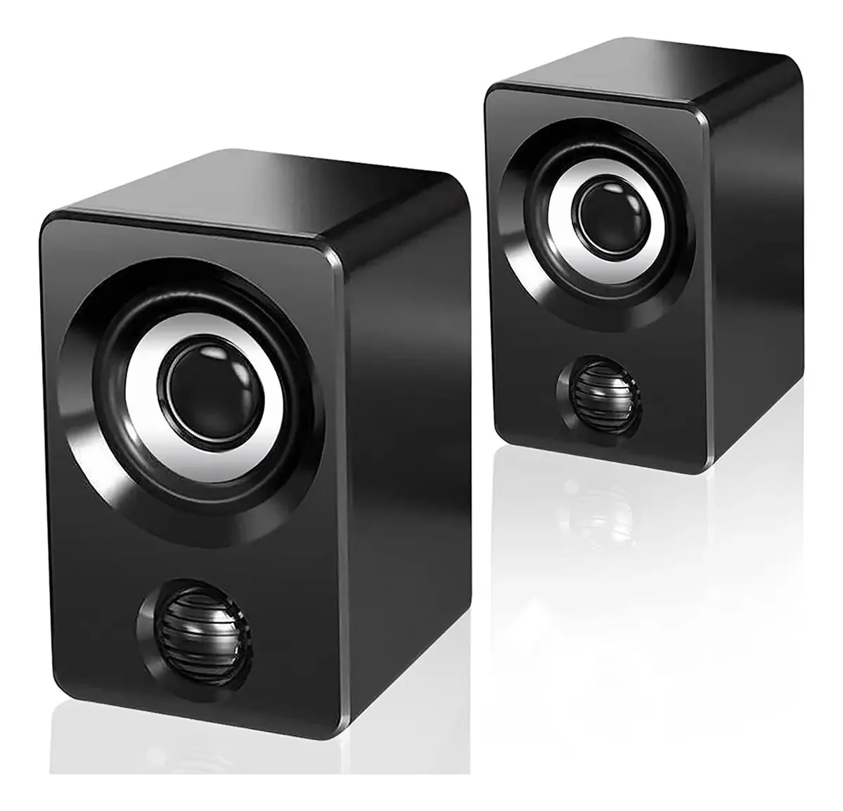 Axidun Alto-falantes Para Computador, Alto-falante De Mesa, Alto-falantes De Computador, Alto-falantes Multimídia Para Pc, Tablet Pc, Telefone Móvel, Computador Portátil, Mp3 / Mp4, Psp