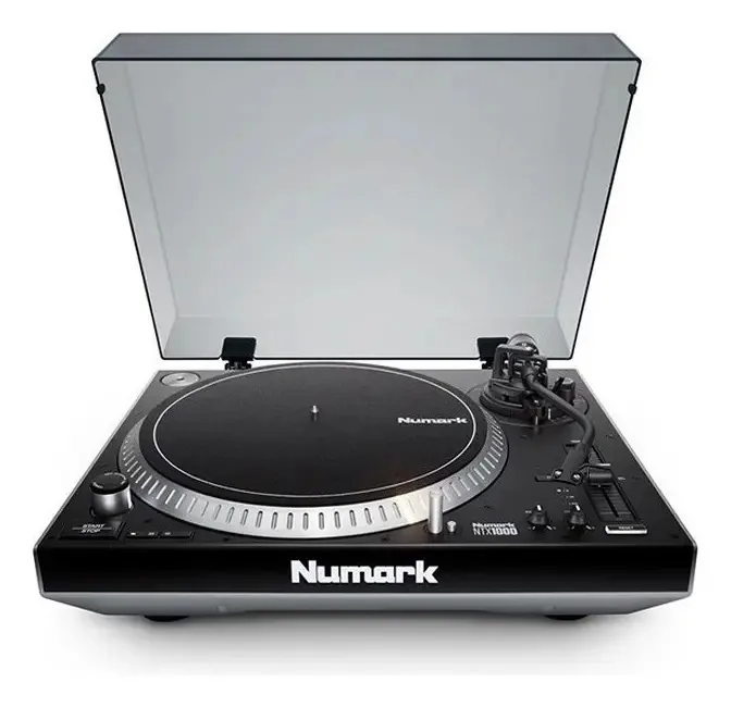 Bandeja giratória de vinil preta Numark Ntx1000 Dj Professional