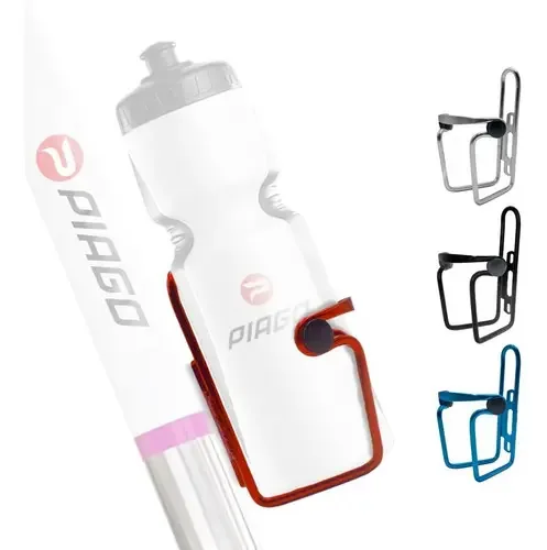 Suporte universal para garrafas de bicicleta para 4 cores vermelhas