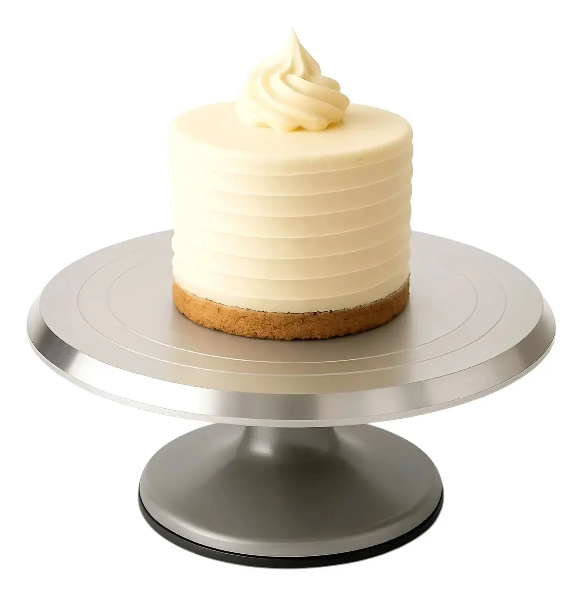 Base para bolo, base giratória, base para bolo, circular, 25 cm, porta-bolos, base giratória, suporte para bolos, profissional, antiderrapante, pastelaria, decoração, cupcakes, bases, bolos,...