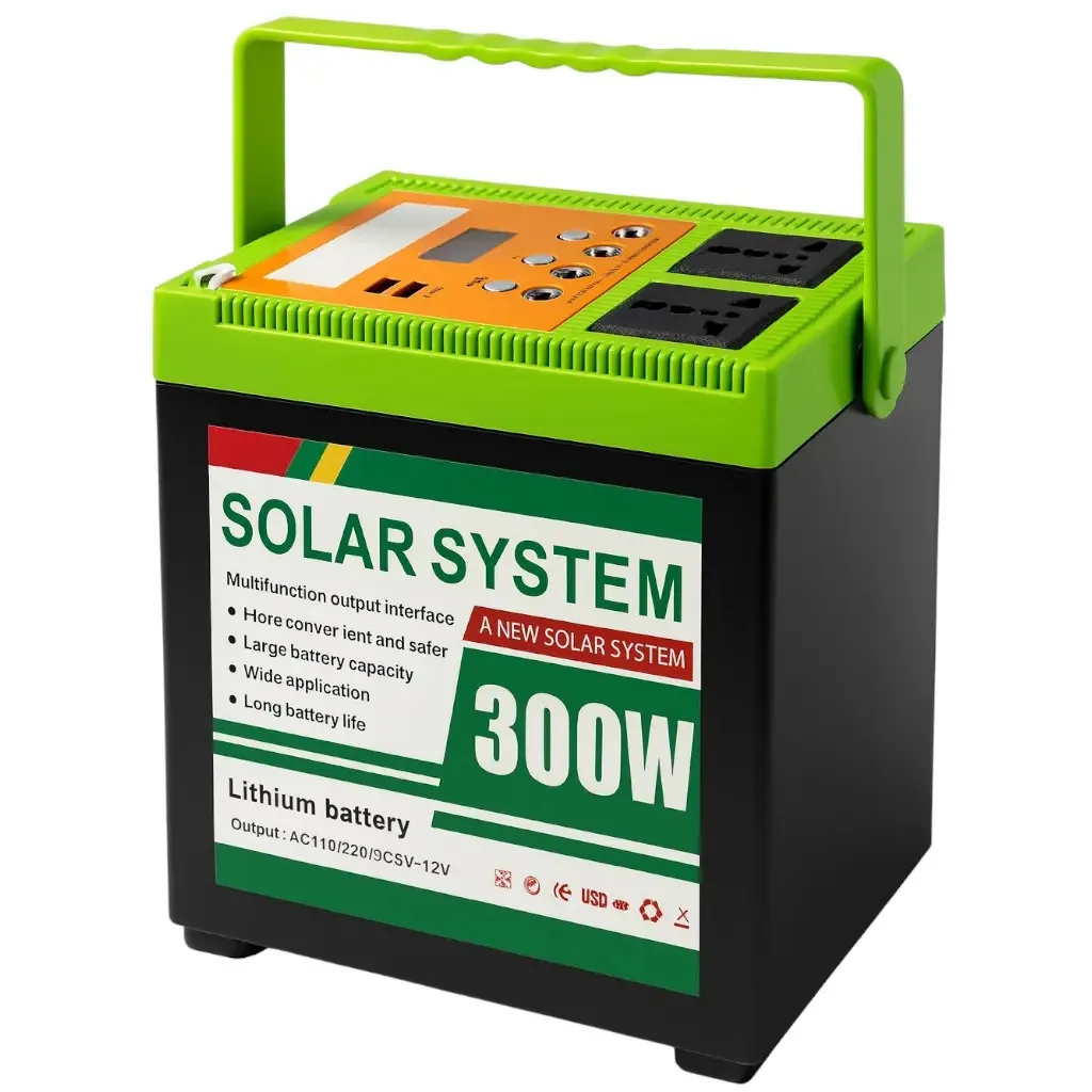 Bateria Eoland Lifepo4 12v Saída de estação de carregamento portátil 220v 300w Carregamento do painel solar USB