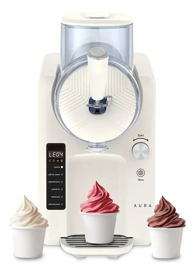 Máquina de sorvete e lama Aura White 50 Hz