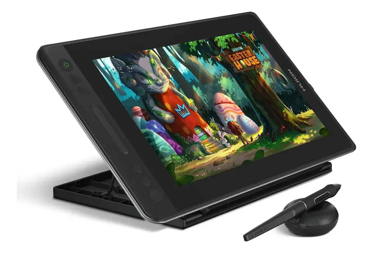 Monitor de design gráfico Huion Kamvas Pro 13 com suporte, sem