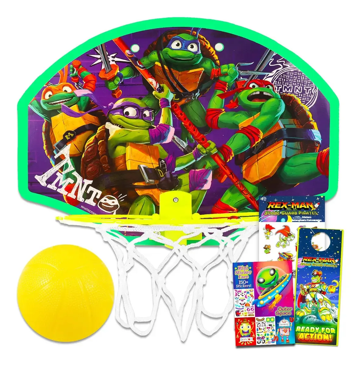 Pacote De Cestas De Basquete Teenage Mutant Ninja Turtl