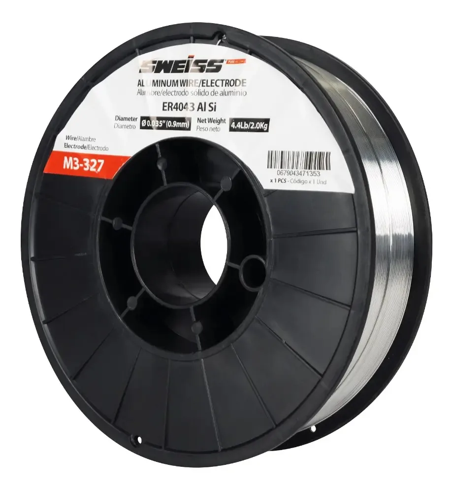 Soldagem por microfios para soldagem de alumínio 2 kg Sweiss .035 Silver