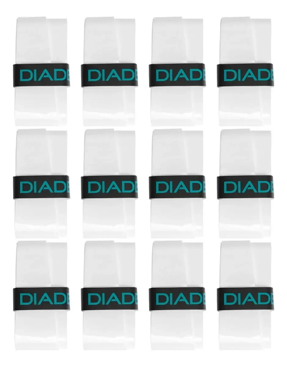 Pacote Overgrip Diadem Pro Feel X12 branco