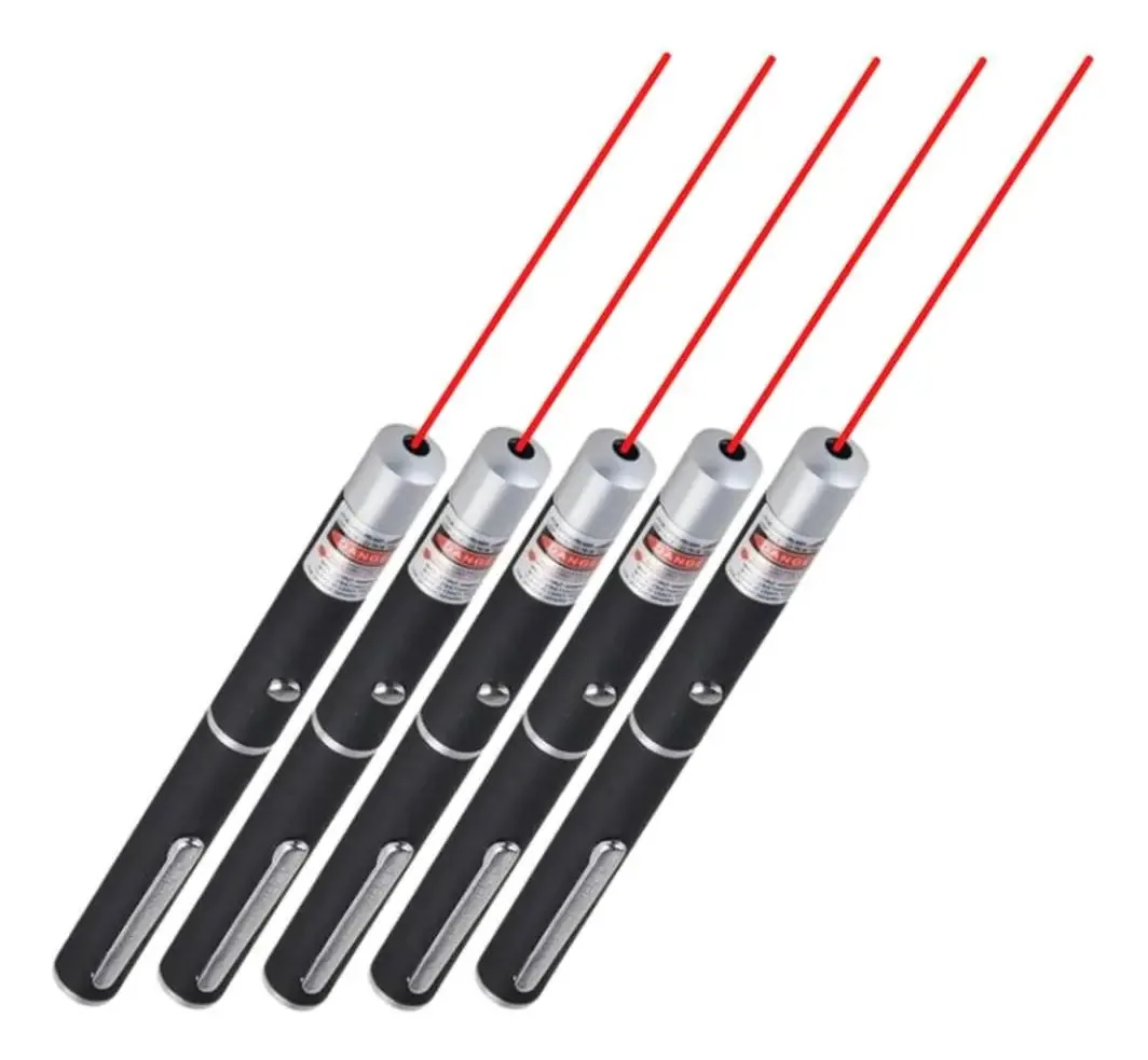 Caneta de presente a laser, Mxrle-005, 5 unidades, laser vermelho, laser vermelho