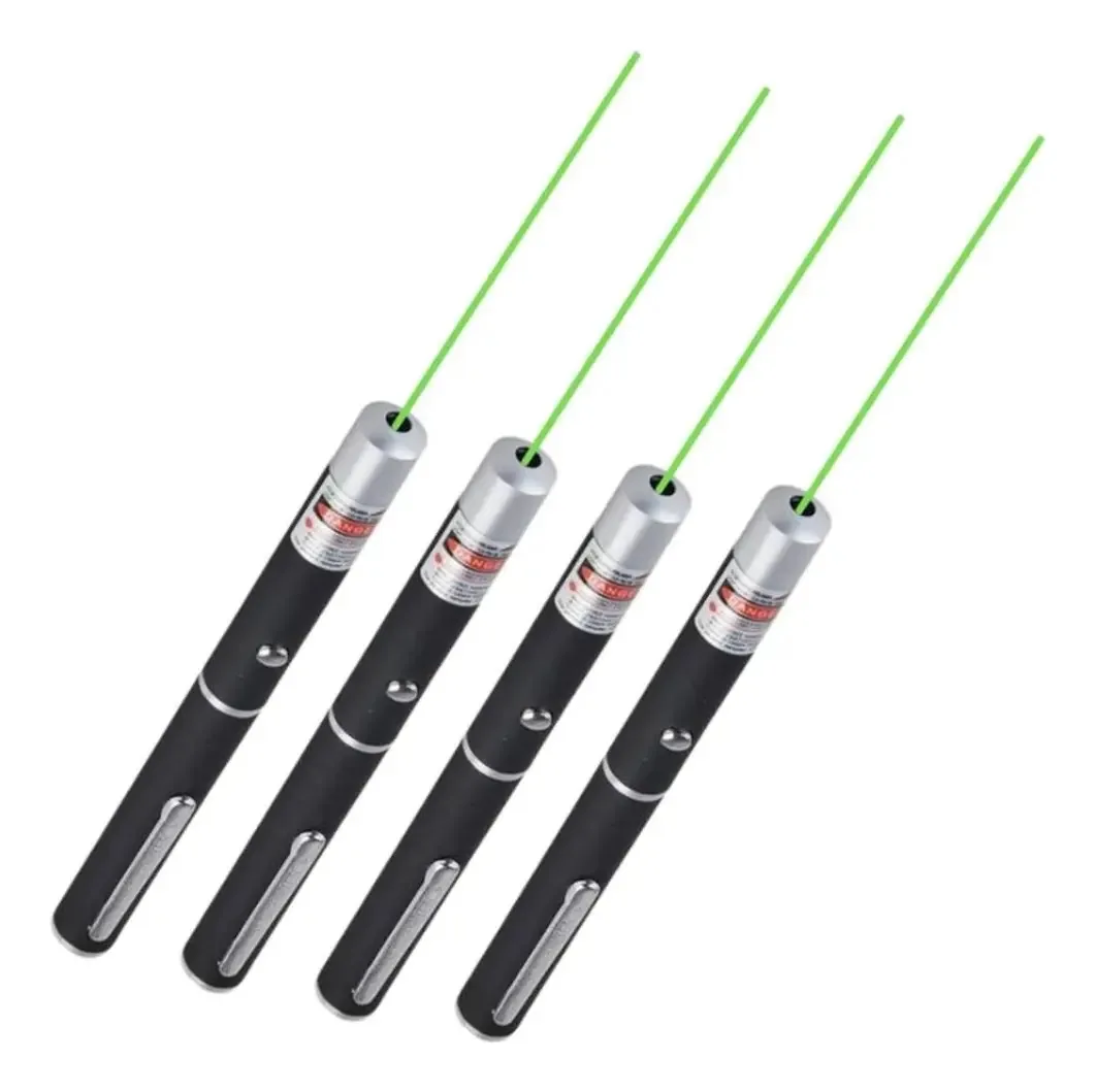 Caneta de presente a laser, Mxlrb-004, 4 unidades, laser verde, laser verde escuro