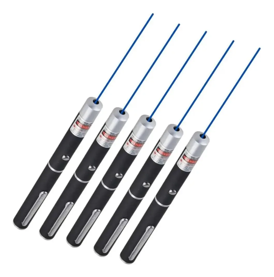 Caneta de presente a laser, Mxrlb-005, 5 unidades, laser azul, laser violeta