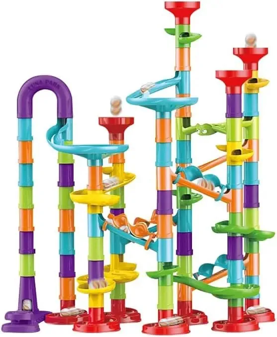 Brinquedo Labirinto de Pistas para Bolinhas 113 Peças