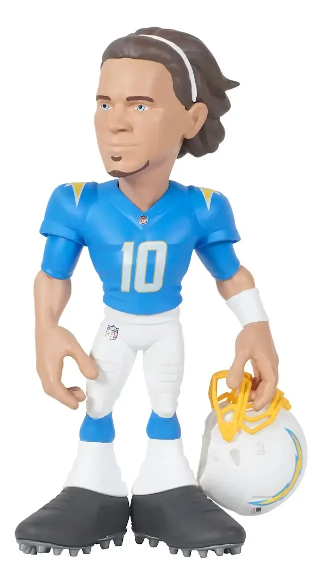 Boneco de futebol americano do Chargers Justin Herbert Gamechangers