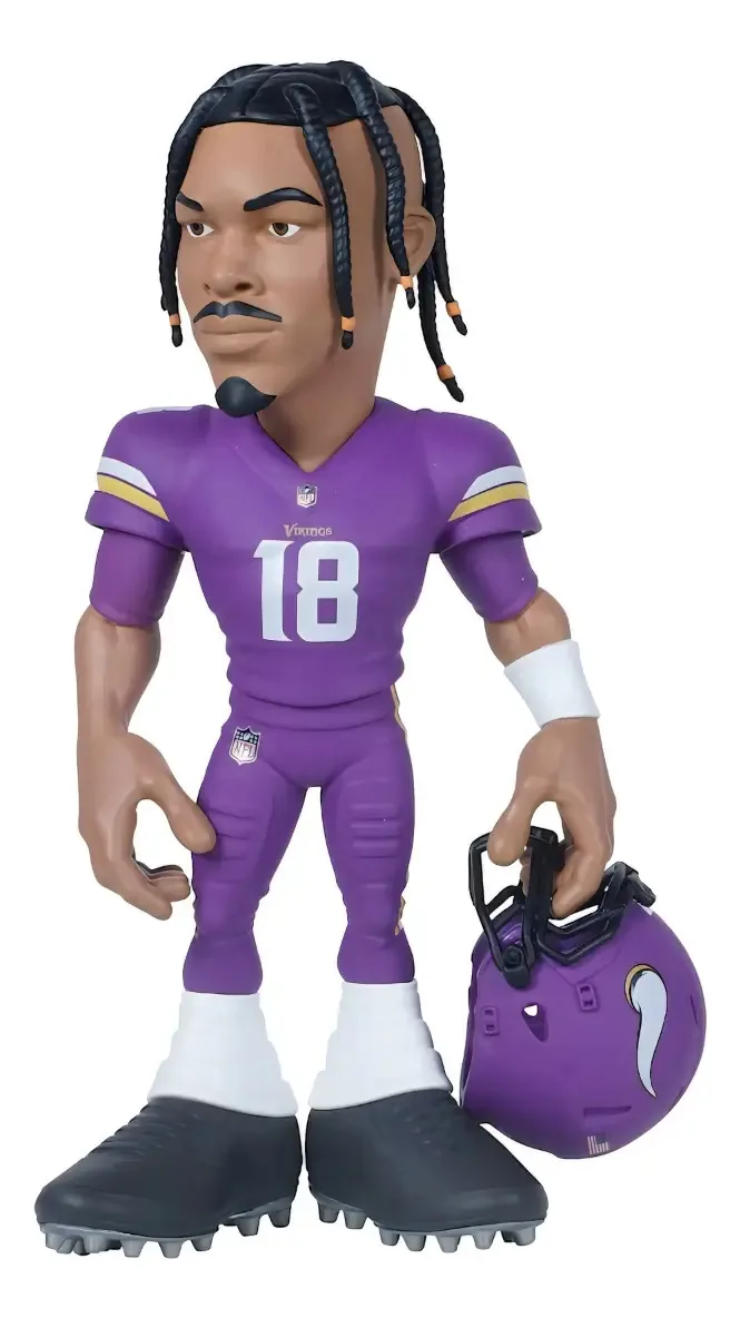 Figura do futebol americano Vikings J. Jefferson Gamechangers
