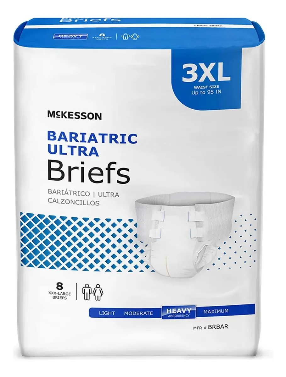 Cuecas Para Incontinência Mckesson Bariatric Ultra Plus 3xl