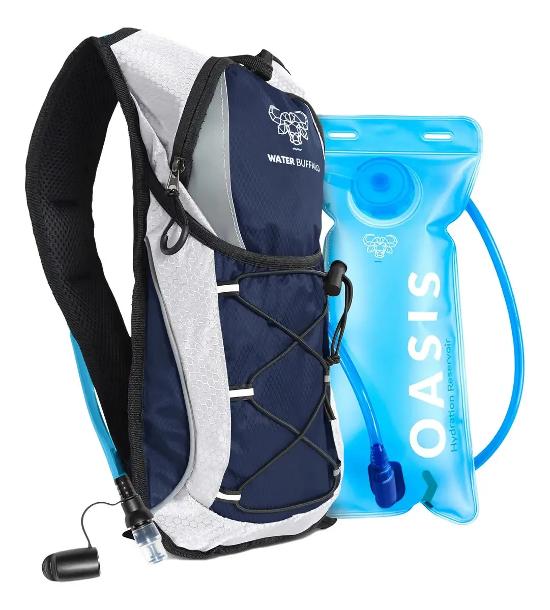 Mochila de hidratação leve de 2 litros para caminhadas e ciclismo