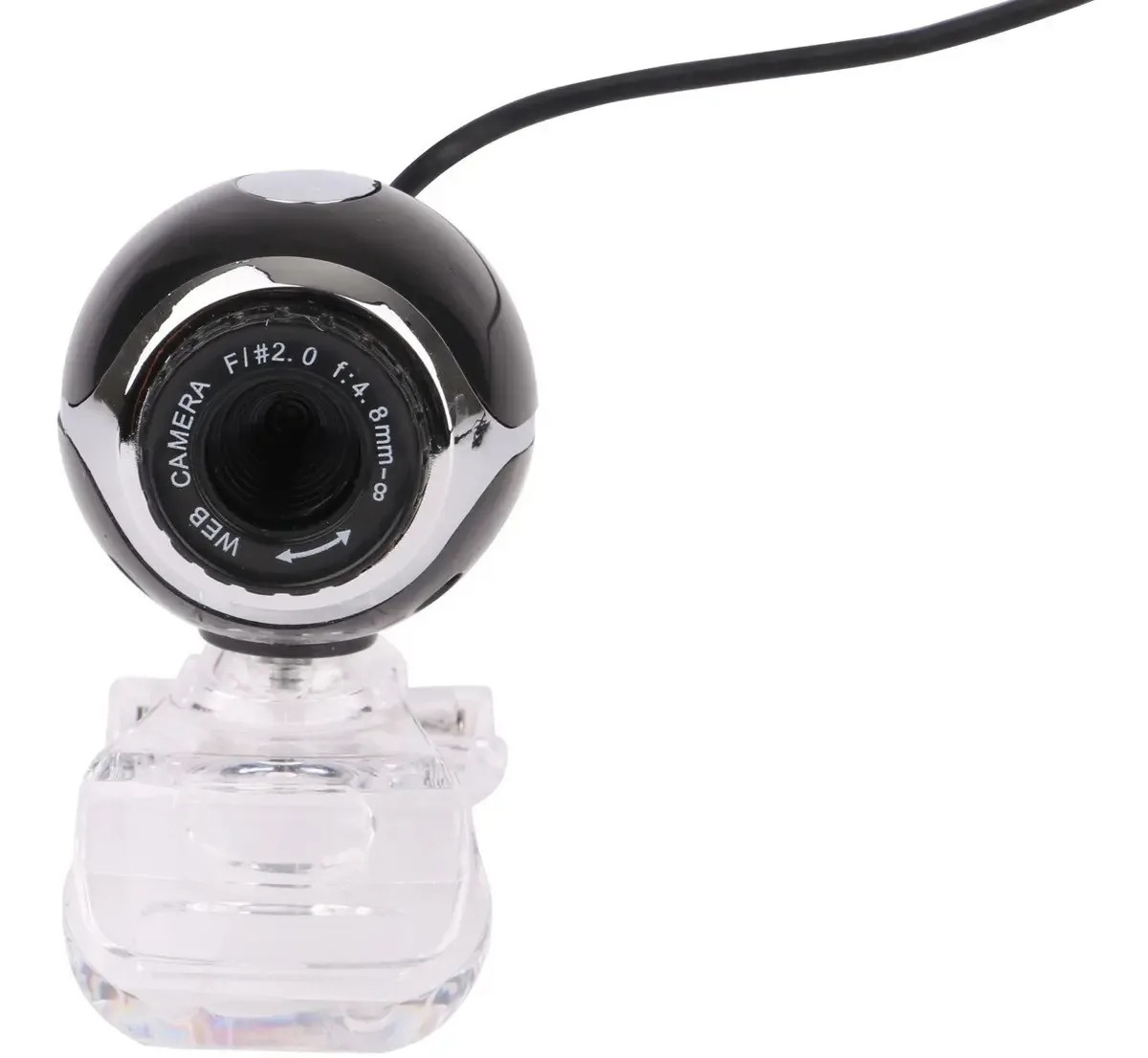 Webcam Vivitar VWC101-BLK SD preta