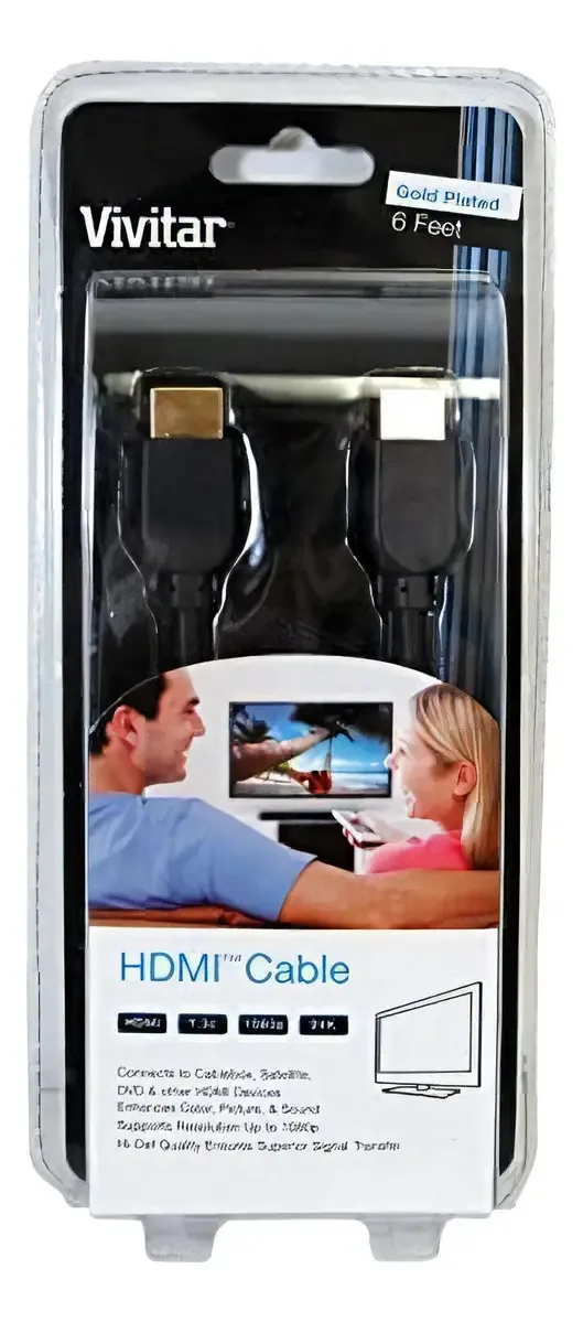 Cabo HDMI Vivitar Viv-6-HDMI de 6 pés