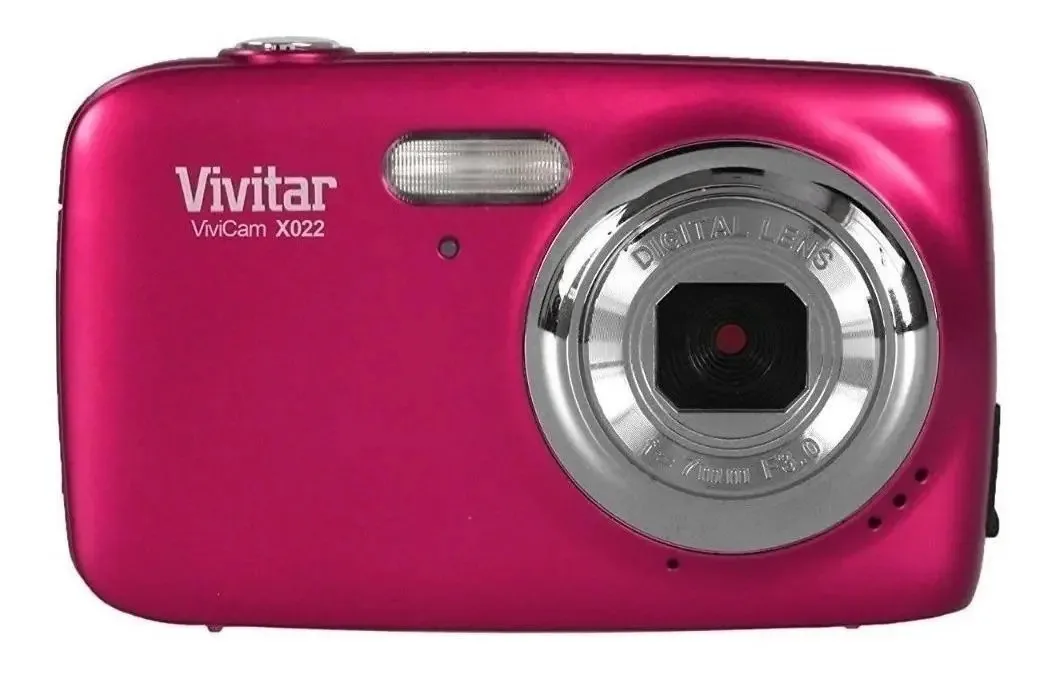 Vivitar ViviCam X022 compacta cor rosa