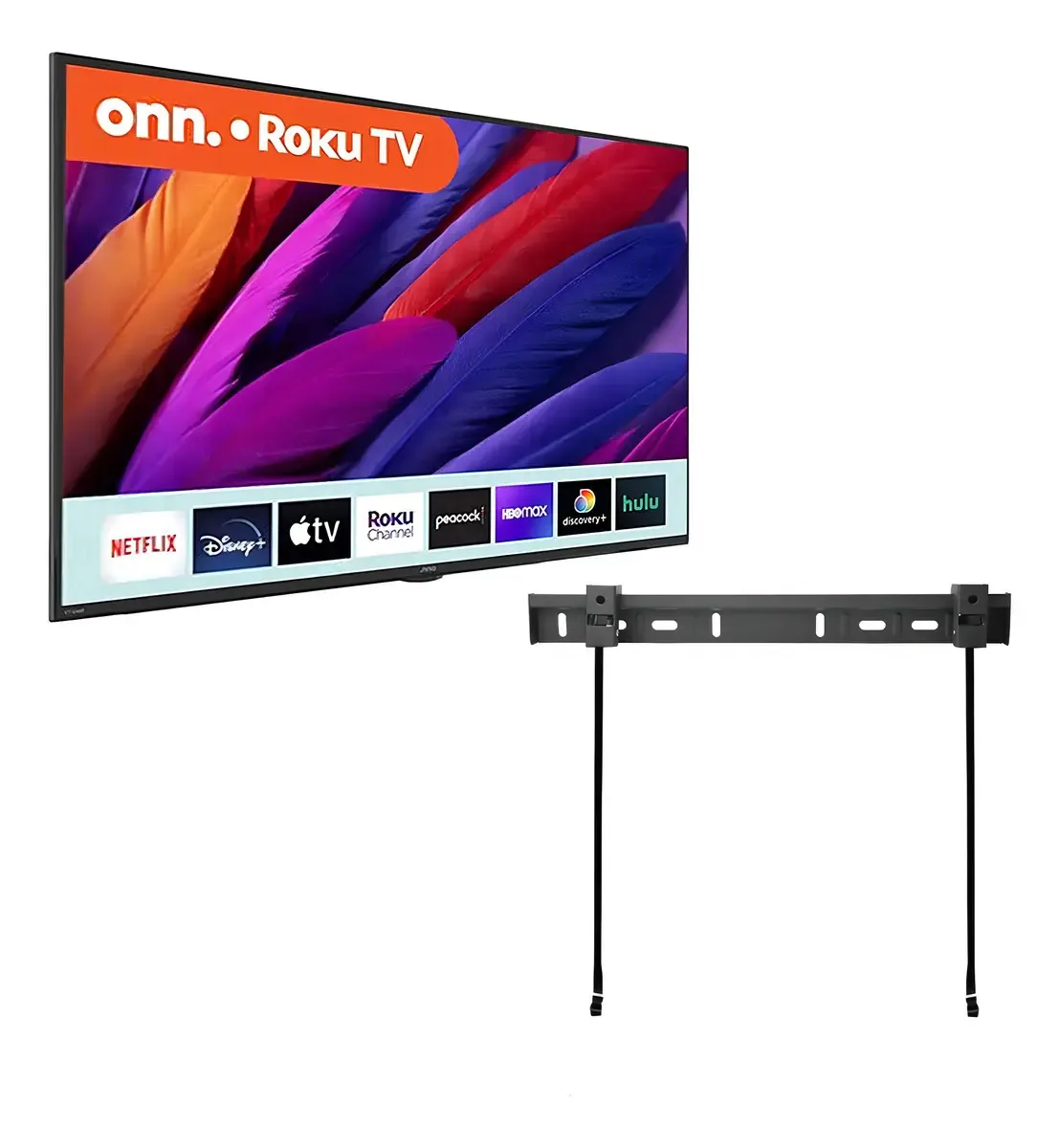Televisão Onn 58" 4k 100069454 sem bases e suporte