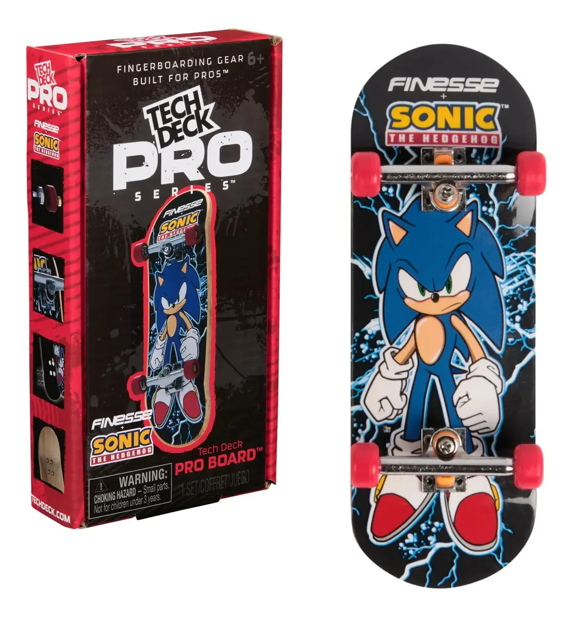 Finger Board Tech Deck Finesse X Sonic The Hedgehog Pro Series