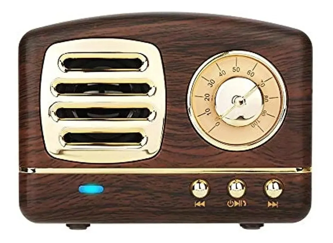 Alto-falantes estéreo sem fio Dosmix Retro, alto-falantes Vin