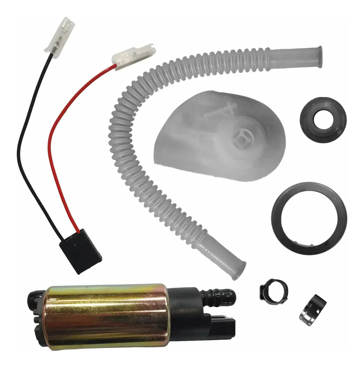 Kit Refil Bomba Combustível Gasolina Dourado Universal 12v