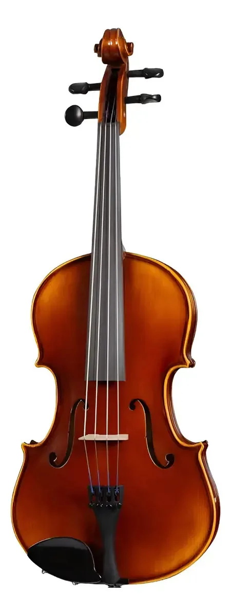 Viola D Z Strad modelo 120 com cordas, estojo, laço e bomba. Cor Verde escuro