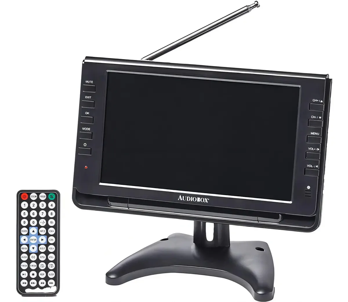 Caixa de áudio de TV portátil recarregável de 9 polegadas Tv-009 Lcd Hdtv