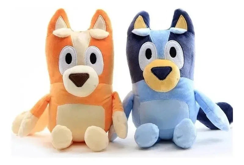 Boneca de pelúcia Bluey And Bingo para crianças, 2 peças, cor, 2 peças