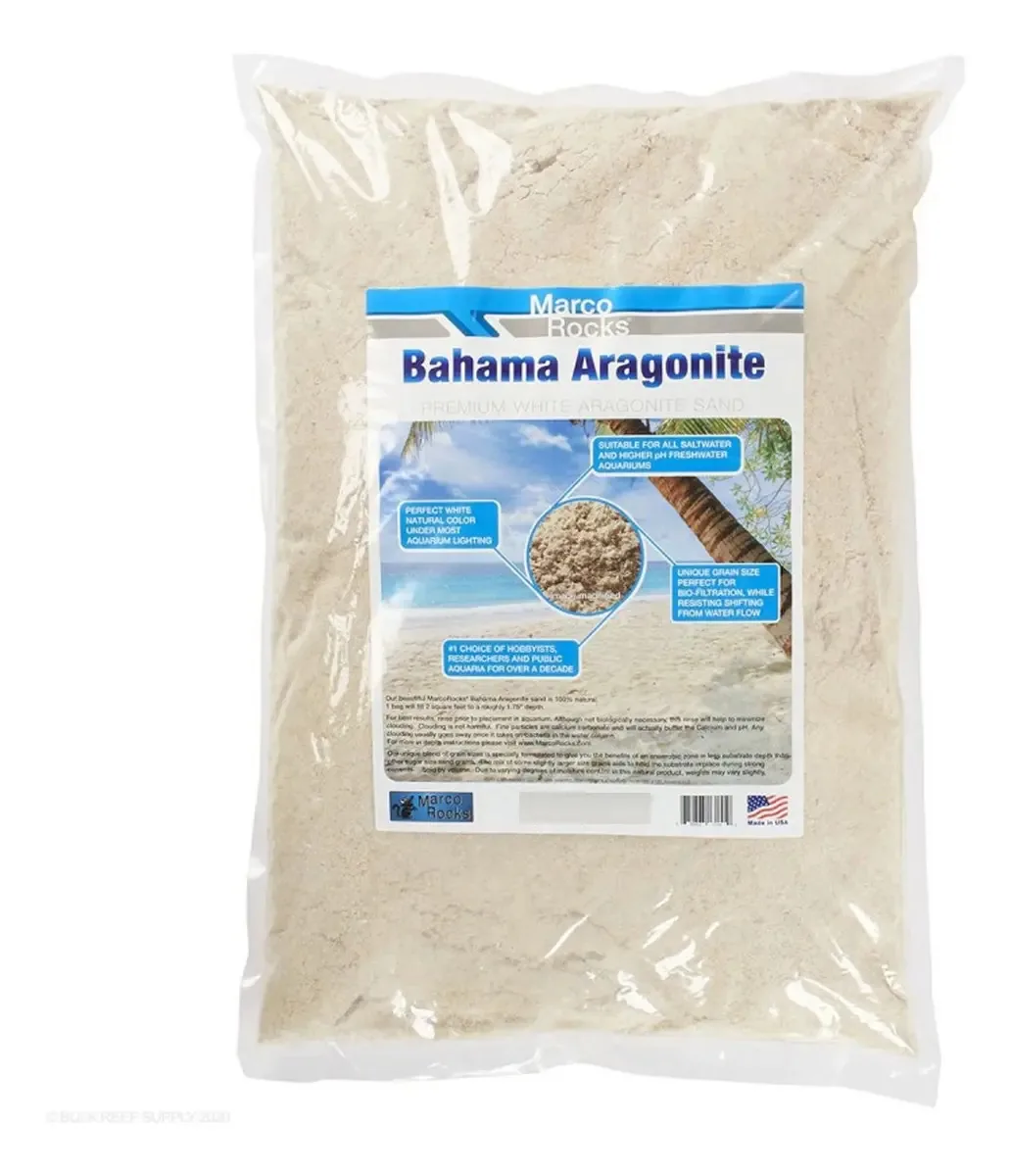 Substrato Marco Rocks Bahama Aragonite Reef Sand 10kg