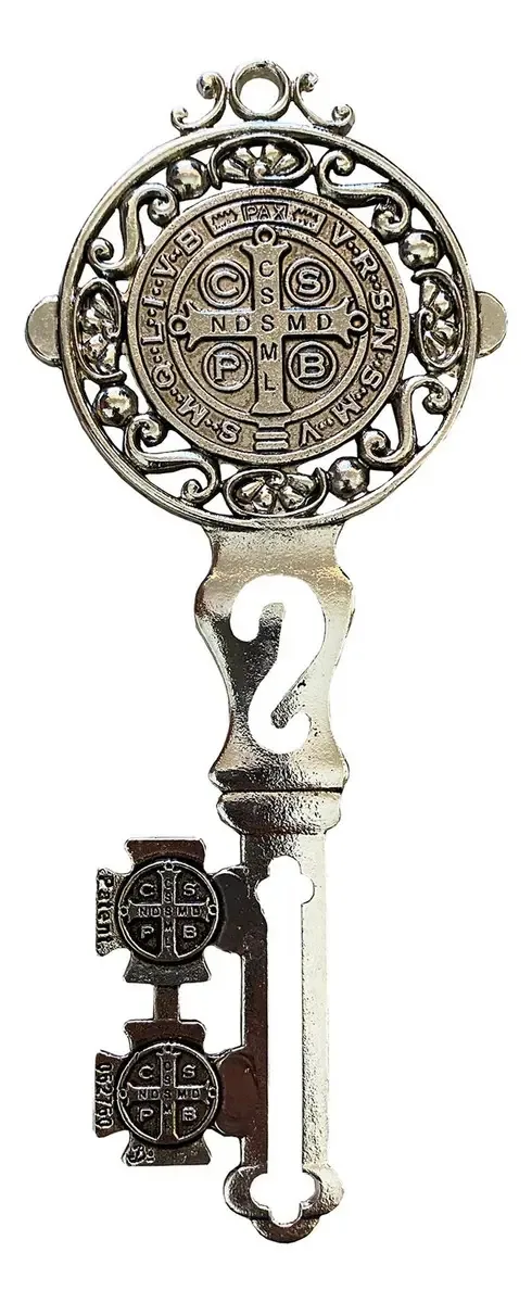 Medalha Brilhante São Bento Proteção Lar e Porta