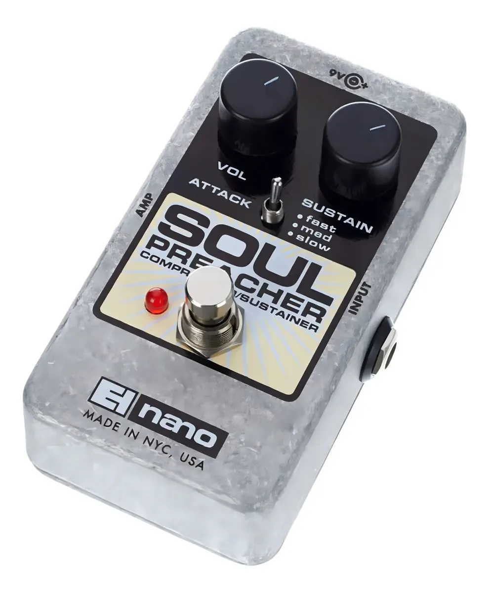 Pedal Compressor Electro-Harmonix Soul Preacher para Guitarra 9V