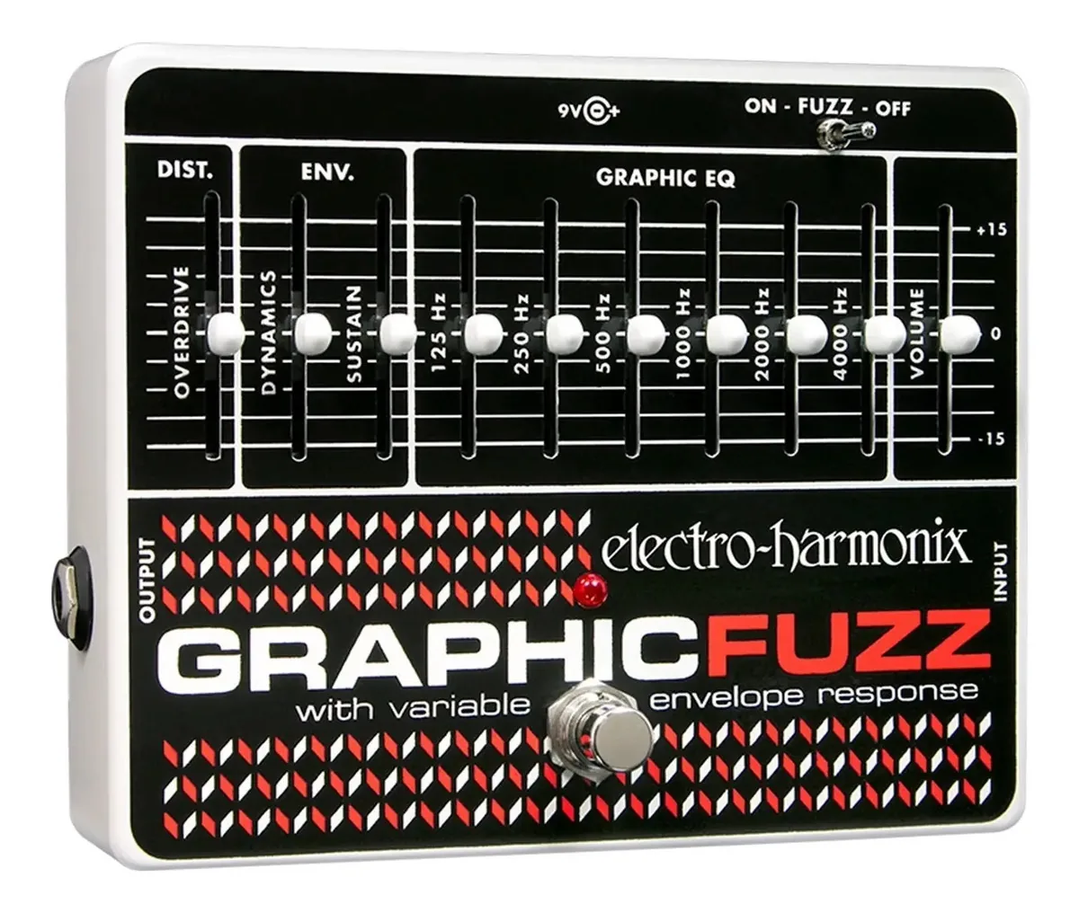 Guitarra Fuzz Gráfica Fuzz Pedal/Eq Electro Harmonix