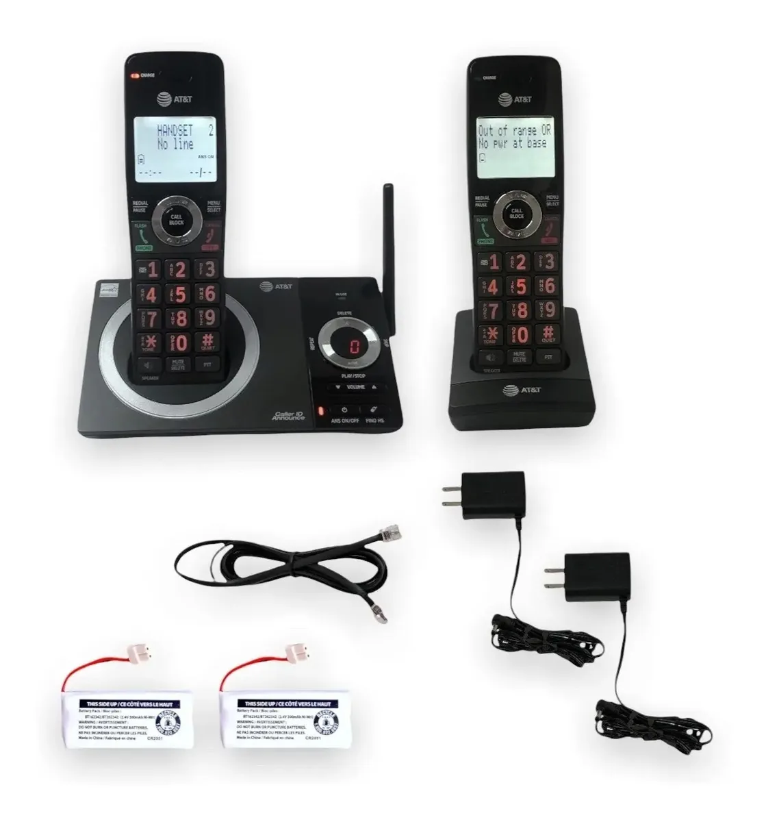 Guia de voz de resposta do identificador de telefones sem fio da At&T