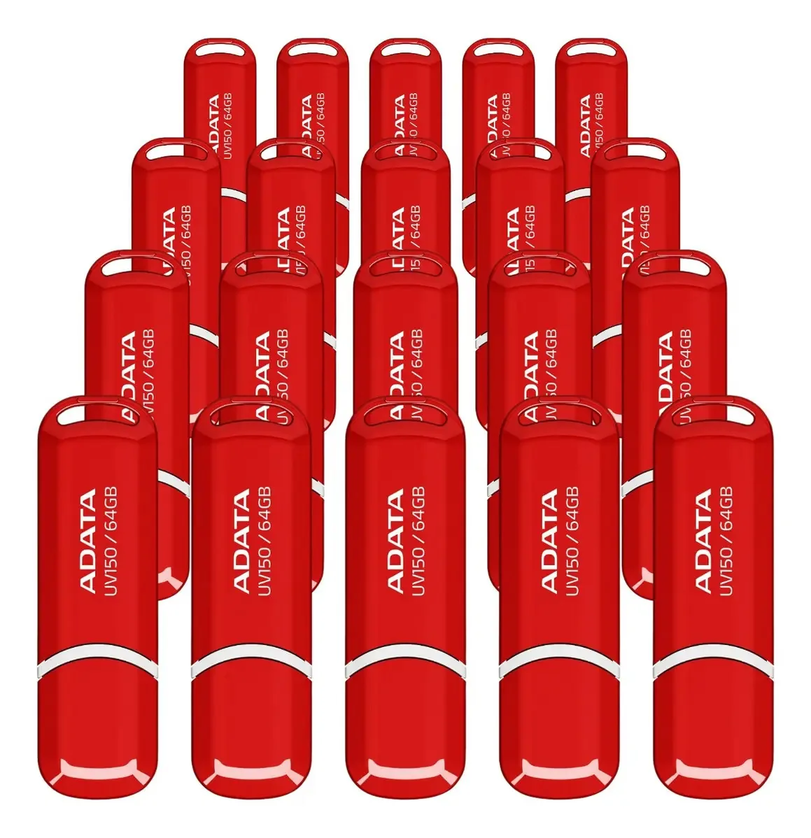 Kit 20 Memória USB 64gb Fast Classic Red