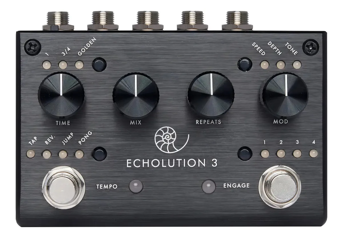 Pigtronix Echolution 3 - Modulated Delay_tap Tempo & Midi
