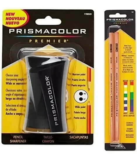 Lápis incolor Prismacolor Blender (2 peças) e bolsa Premier