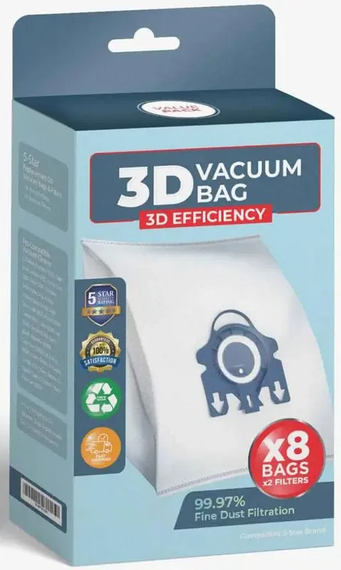 5-star Gn - Sacos para aspirador 3d compatíveis com Miele
