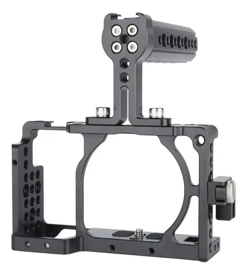 Gaiola para câmeras Sony A6400/A6100/A6300/A6000 com alça