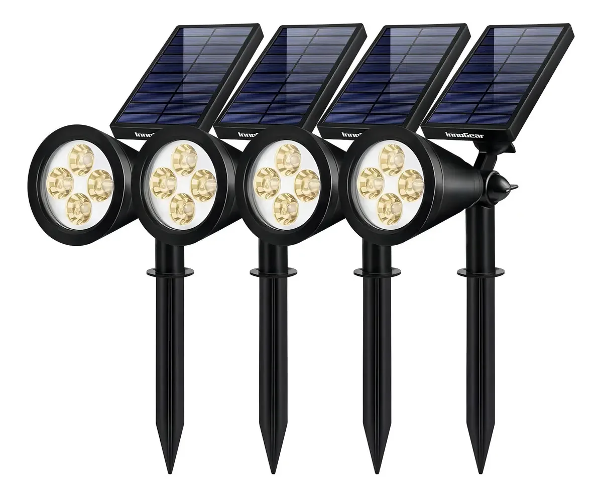 Luzes solares externas Innogear, luzes solares para E