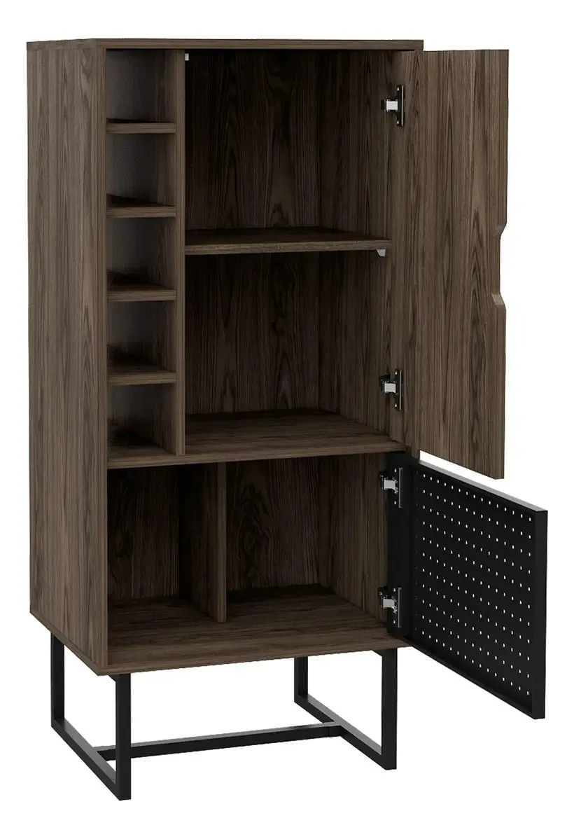 Móveis de bar 6 117x53x41 Rst Cognac Black