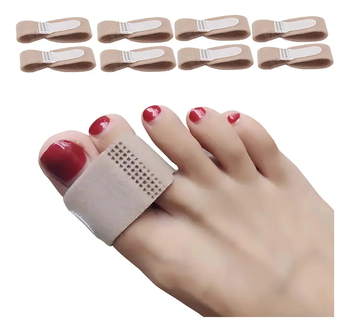 Envoltórios Dykook Broken Toe para seus dedos grandes, 8