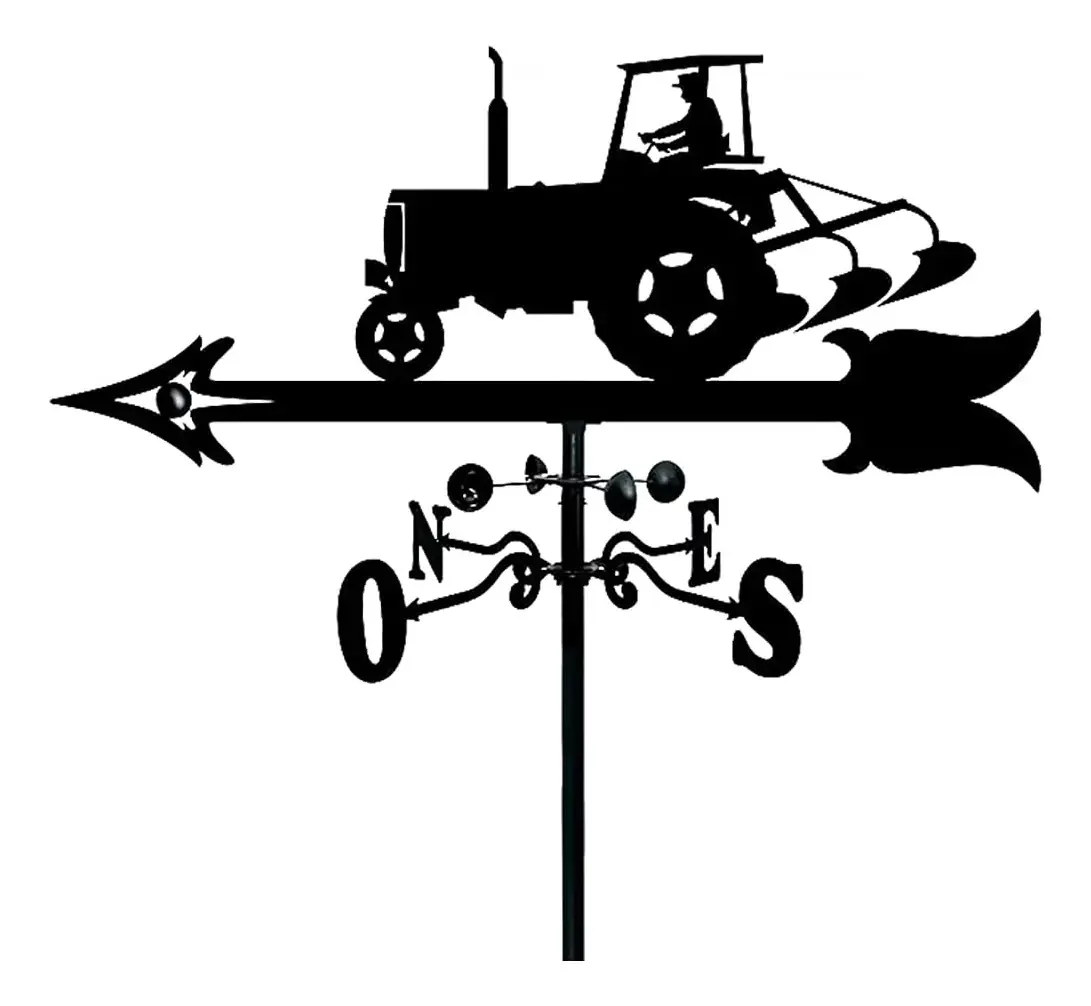 Wnesy Cata-vento Para Trator Agrícola, Cata-vento De Aço Inoxidável, Indicador De Direção Do Vento, Cena, Jardim, Cata-vento, Ferramentas De Medição Com Revestimento