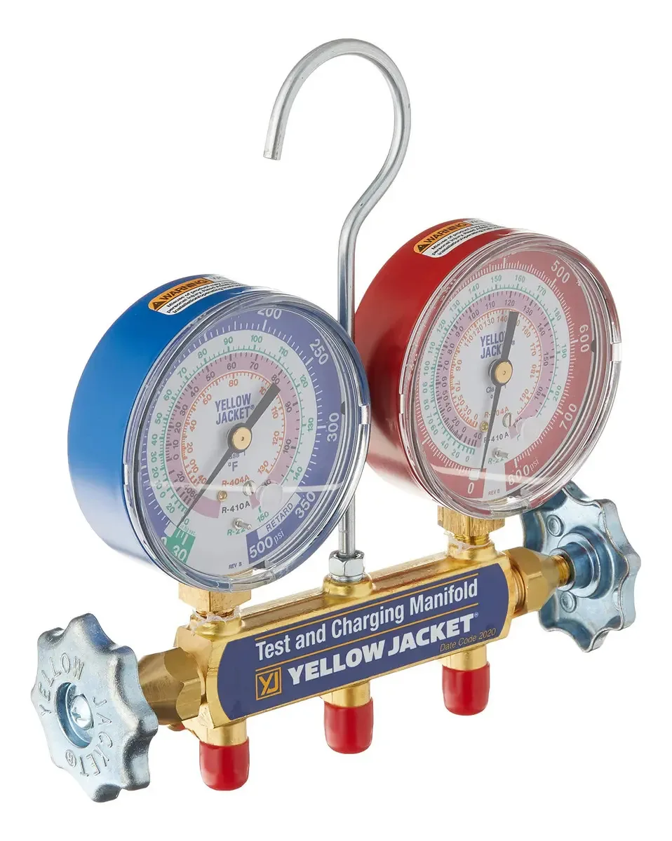 Coletor Com Indicadores Codificados 80 Mm Psi R-22 404a 410