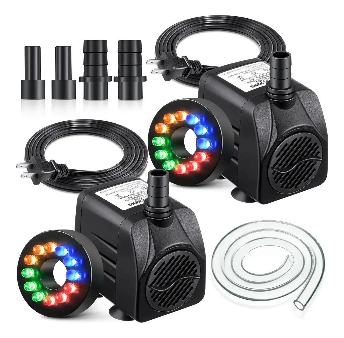 Bombas de Água Submersíveis para Fontes com Luzes Led