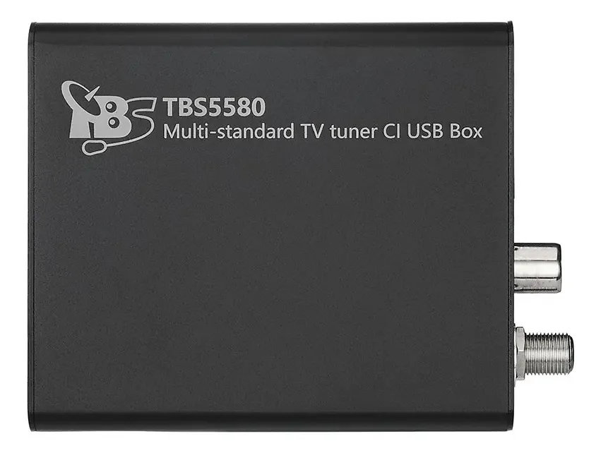 Tbs5580 Dvb-s2x/ S2/ S/ T2/ T/ C2/ C/isdb-t - Sintonizador de TV Digital USB com Slot CI para Servidor de TV ao Vivo, Windows, Linux/HTPC/IPTV