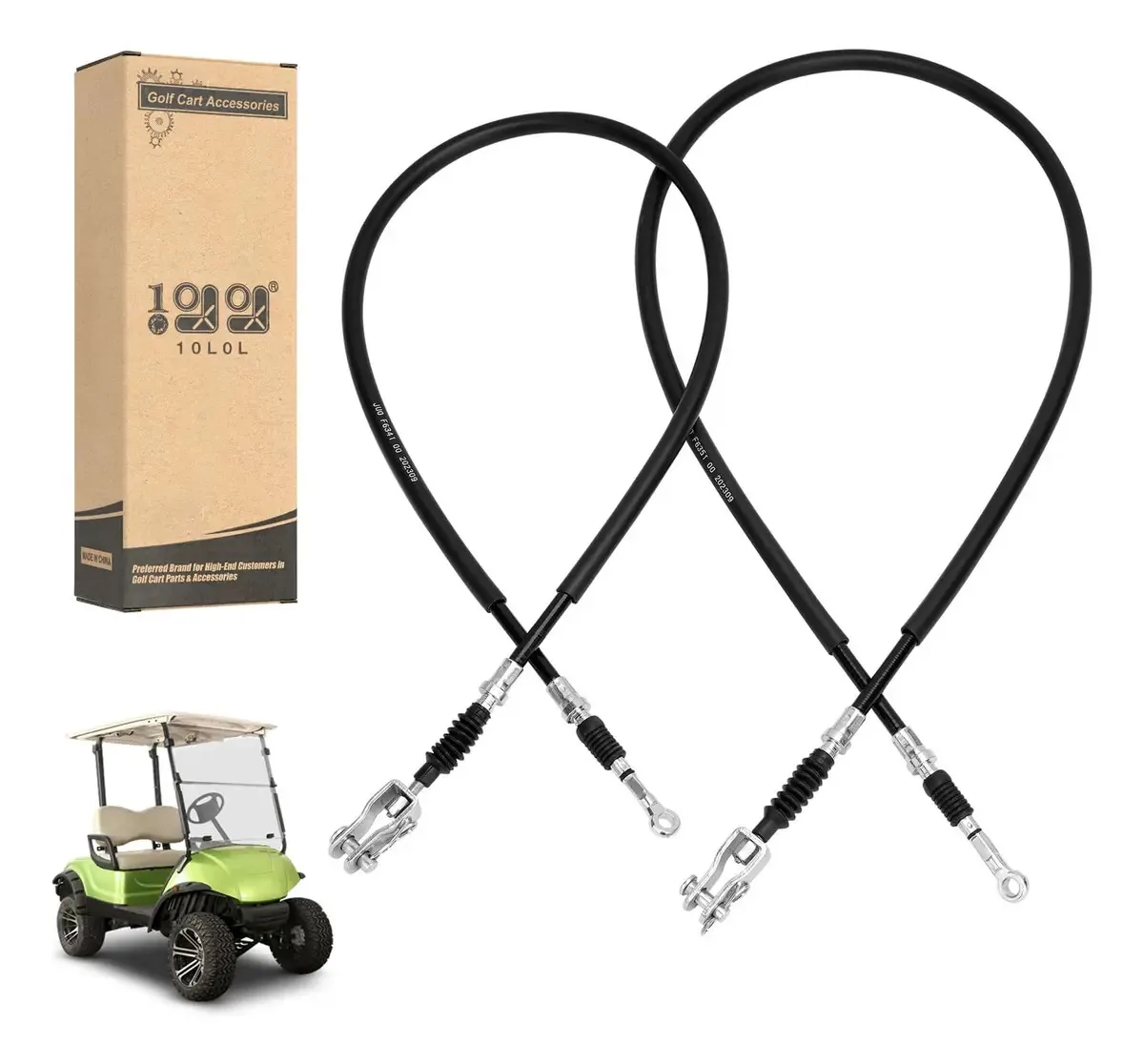 Conjunto de cabos de freio de 10l0l para Yamaha G8, G14, G16, G19 Gas And Elec