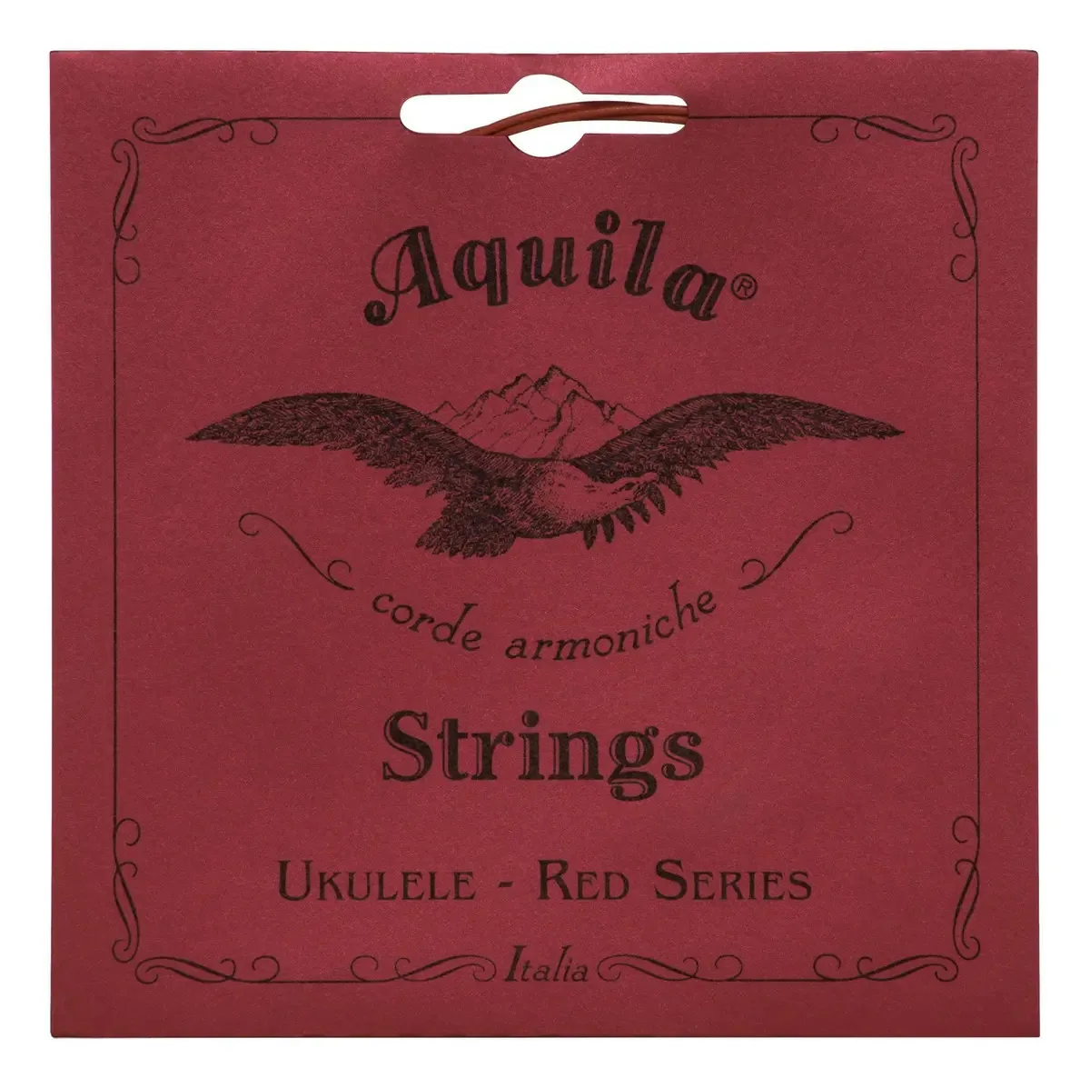 Aquila Aq-85 Cordas para Ukulele de Concerto, High Sun, conjunto de 4 cordas, série vermelha