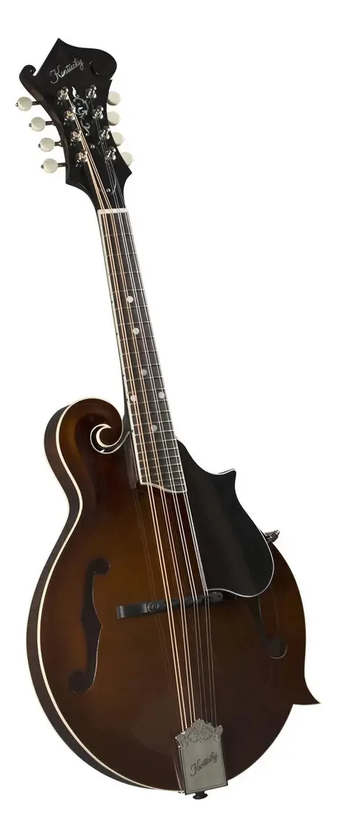 Kentucky, bandolim de 8 cordas, marrom transparente Km-. Cor: Café transparente